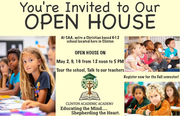 Sample postcard for Clinton Academic Academy — Direct mail for private schools